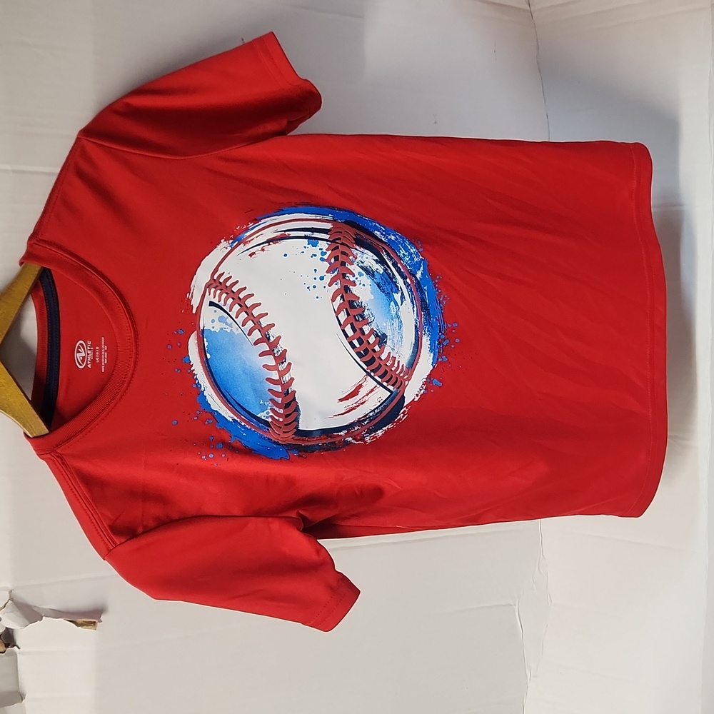 EUC Athletic Works Baseball Boys sz L (10-12) Tshirt
